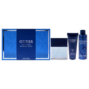 Seductive Homme Blue by Guess for Men 4 Pc Gift Set